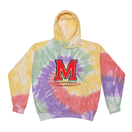 Mooney Lacrosse Adult Tie Dye Fleece Pullover - Image 3