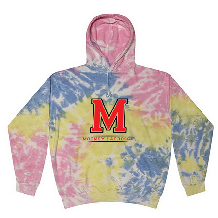 Mooney Lacrosse Adult Tie Dye Fleece Pullover - Image 5