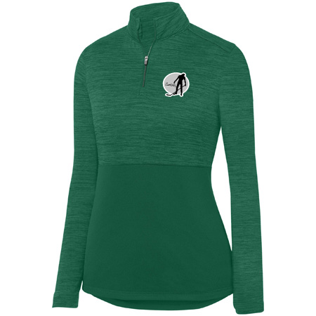 WMPH Ladies Shadow Tonal Heather ¼ Zip Pullover - Image 2