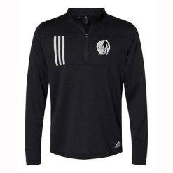 Alternative view of WMPH Adult Adidas 3-Stripes Double Knit Quarter-Zip Pullover