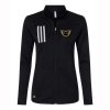 WMPH Ladies Adidas 3-Stripes Double Knit Full Zip Pullover