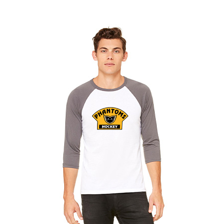 WMPH Unisex 3/4 Sleeve Baseball Tee - Image 2