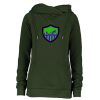 WMPH Ladies Classic Fleece Funnel Neck Pullover Hood