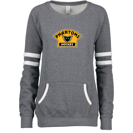 WMPH Ladies Varsity Fleece Crew Neck Pullover - Image 8