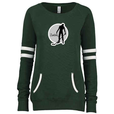WMPH Ladies Varsity Fleece Crew Neck Pullover - Image 2