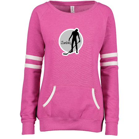 WMPH Ladies Varsity Fleece Crew Neck Pullover - Image 3