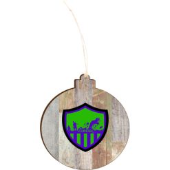 WMPH Light 4.18 X 3.86 Faux Wood Ornament