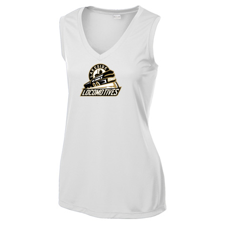 WMPH Ladies Ladies Sleeveless PosiCharge® Competitor™ V-Neck Tee - Image 6
