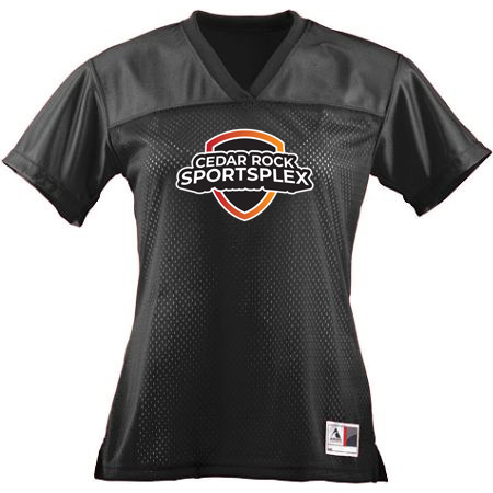 Cedar Rock Sportsplex Ladies Junior Fit Replica Football Tee - Image 11