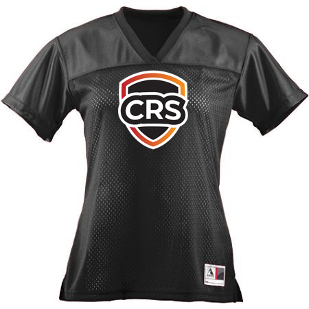 Cedar Rock Sportsplex Ladies Junior Fit Replica Football Tee - Image 7