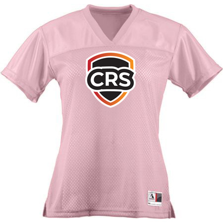 Cedar Rock Sportsplex Ladies Junior Fit Replica Football Tee - Image 8