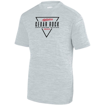 Cedar Rock Sportsplex Youth YOUTH SHADOW TONAL HEATHER TRAINING TEE - Image 11