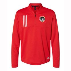 Cedar Rock Sportsplex Adult Adidas 3-Stripes Double Knit Quarter-Zip Pullover