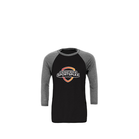 Cedar Rock Sportsplex Unisex 3/4 Sleeve Baseball Tee - Image 10