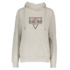 Cedar Rock Sportsplex Ladies Classic Fleece Funnel Neck Pullover Hood