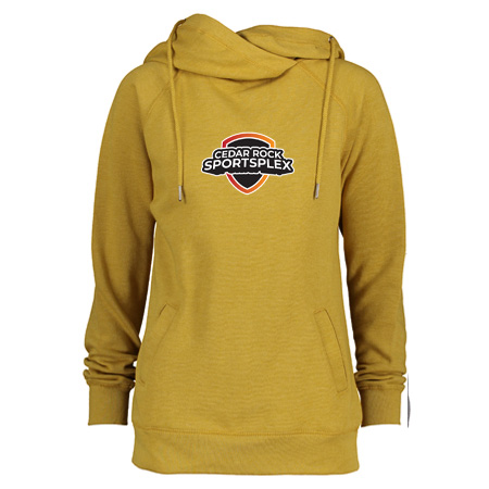 Cedar Rock Sportsplex Ladies Classic Fleece Funnel Neck Pullover Hood - Image 8