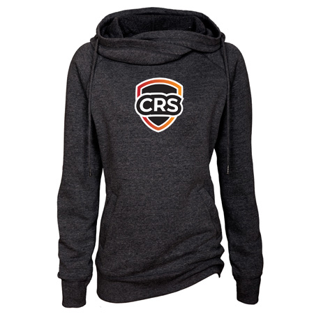 Cedar Rock Sportsplex Ladies Classic Fleece Funnel Neck Pullover Hood - Image 4