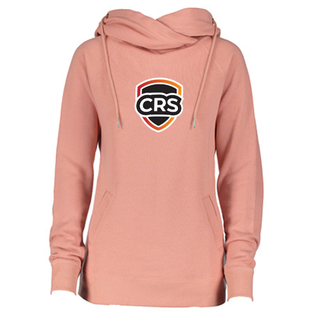 Cedar Rock Sportsplex Ladies Classic Fleece Funnel Neck Pullover Hood - Image 9