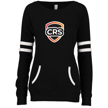 Cedar Rock Sportsplex Ladies Varsity Fleece Crew Neck Pullover - Image 8