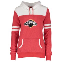 Alternative view of Cedar Rock Sportsplex Ladies Varsity Fleece Pullover Hood