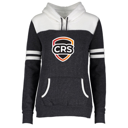 Cedar Rock Sportsplex Ladies Varsity Fleece Pullover Hood - Image 9