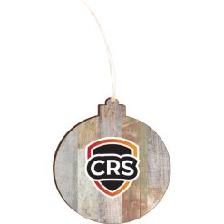 Alternative view of Cedar Rock Sportsplex Light 4.18 X 3.86 Faux Wood Ornament