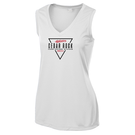 Cedar Rock Sportsplex Ladies Ladies Sleeveless PosiCharge® Competitor™ V-Neck Tee - Image 9