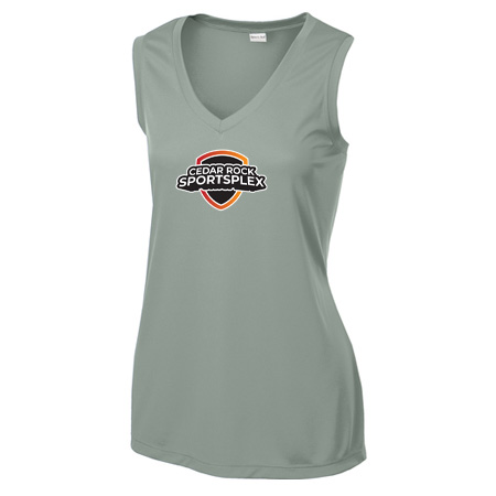 Cedar Rock Sportsplex Ladies Ladies Sleeveless PosiCharge® Competitor™ V-Neck Tee - Image 12