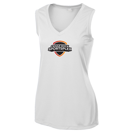 Cedar Rock Sportsplex Ladies Ladies Sleeveless PosiCharge® Competitor™ V-Neck Tee - Image 7