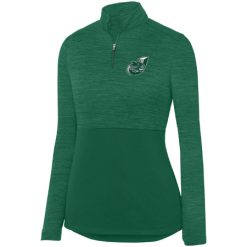 Alternative view of Jenison Ladies Shadow Tonal Heather ¼ Zip Pullover