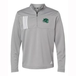 Alternative view of Jenison Adult Adidas 3-Stripes Double Knit Quarter-Zip Pullover