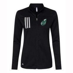 Alternative view of Jenison Ladies Adidas 3-Stripes Double Knit Full Zip Pullover