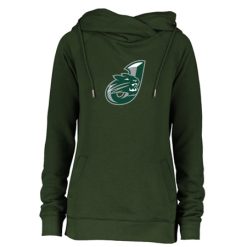 Alternative view of Jenison Ladies Classic Fleece Funnel Neck Pullover Hood
