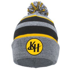 Kenowa Hills KNIT FOLD OVER POM-POM BEANIE