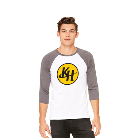 Kenowa Hills Unisex 3/4 Sleeve Baseball Tee - Image 17