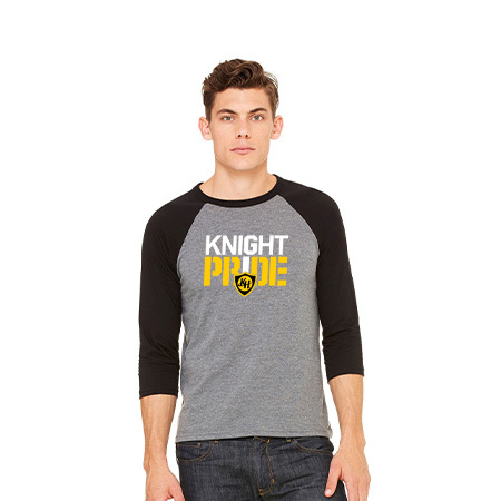 Kenowa Hills Unisex 3/4 Sleeve Baseball Tee - Image 32