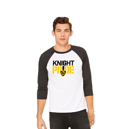 Kenowa Hills Unisex 3/4 Sleeve Baseball Tee - Image 19