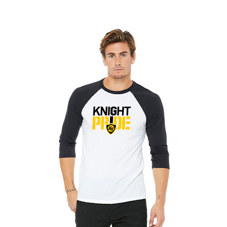 Kenowa Hills Unisex 3/4 Sleeve Baseball Tee - Image 6