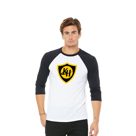 Kenowa Hills Unisex 3/4 Sleeve Baseball Tee - Image 8