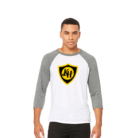 Kenowa Hills Unisex 3/4 Sleeve Baseball Tee - Image 28