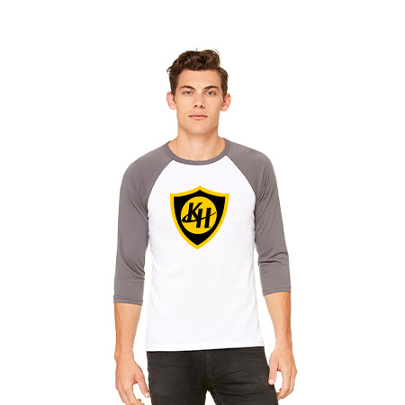 Kenowa Hills Unisex 3/4 Sleeve Baseball Tee - Image 31