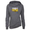 Kenowa Hills Ladies Classic Fleece Funnel Neck Pullover Hood