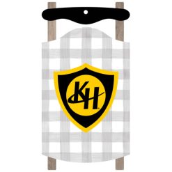 Alternative view of Kenowa Hills Sled Ornament