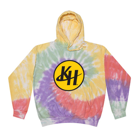 Kenowa Hills Adult Tie Dye Fleece Pullover - Image 4