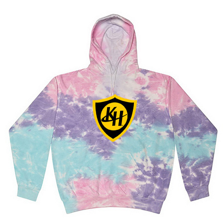Kenowa Hills Youth Youth Tie Dye Fleece Pullover - Image 9