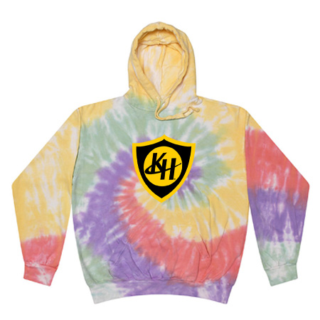 Kenowa Hills Youth Youth Tie Dye Fleece Pullover - Image 3