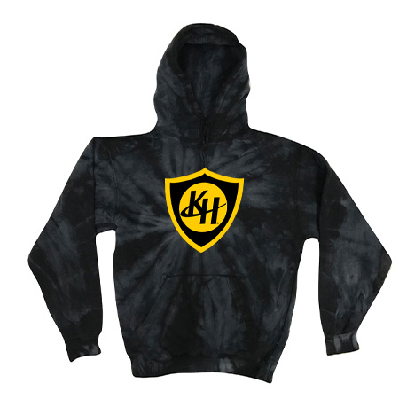 Kenowa Hills Youth Youth Tie Dye Fleece Pullover - Image 7