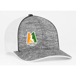 Alternative view of MFB Basketball Fitted Heather Trucker Mesh
