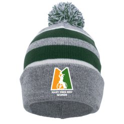 Alternative view of MFB Basketball KNIT FOLD OVER POM-POM BEANIE