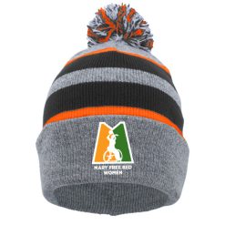 MFB Basketball KNIT FOLD OVER POM-POM BEANIE
